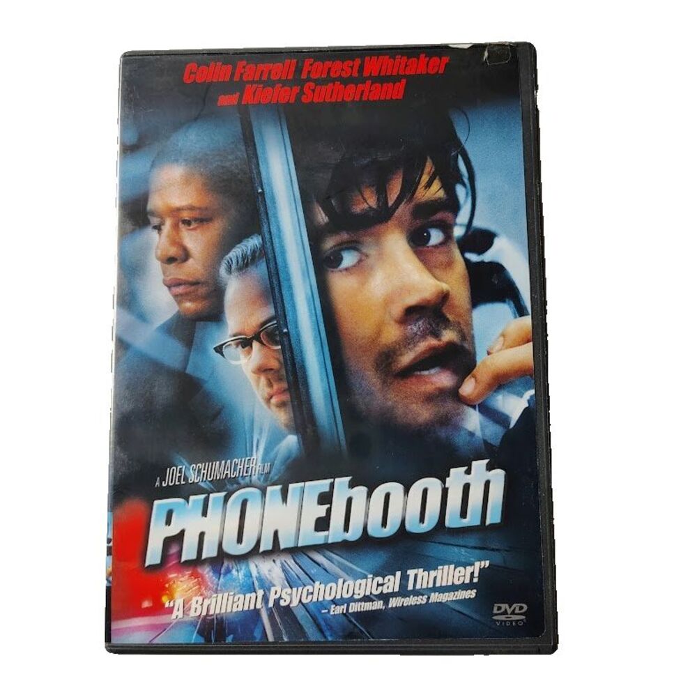 Phone Booth 2003 Movie Psychological Thriller R Kiefer Sutherland Colin Farrell - Picture 1 of 3